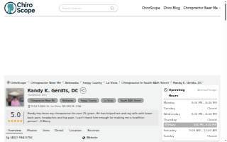 Randy K. Gerdts, DC website