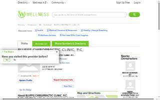 Bluffs Chiropractic Clinic PC website