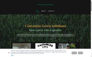 Customize lawn solutions website