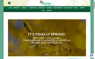 Bloomers Lawn & garden Center website