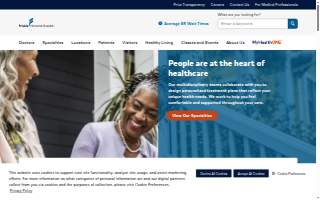 Frisbie Memorial Hospital website