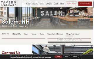Tavern in the Square of Salem website
