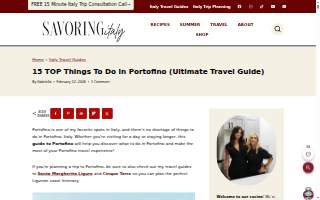 Portofino Restaurant & Events website