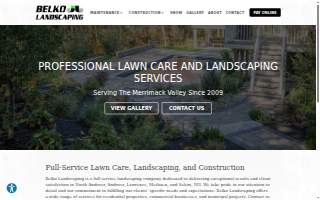 Belko Landscaping website