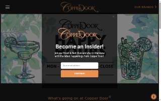 Copper Door of Bedford website