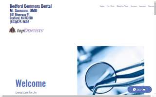 Bedford Commons Dental website