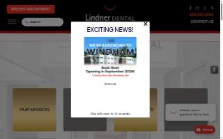 Lindner Dental Associates website