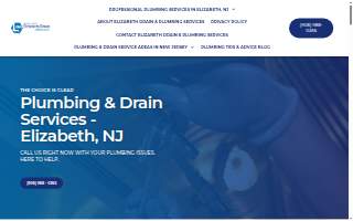 Elizabeth Plumbing and Drain Service website