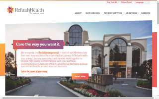 Refuah Health Center website