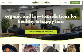 Salon La Vibe LLC website