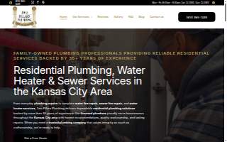 Two Pillars Plumbing website