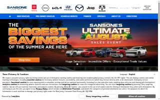 Sansone Auto Mall website