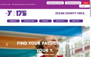 Ocean County YMCA website