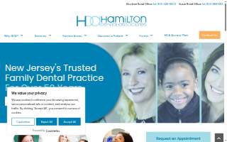 Hamilton Dental Associates website