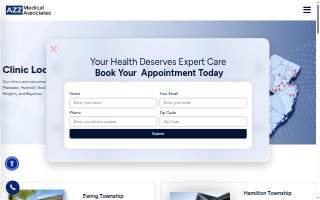 AZZ Medical Associates: Primary Care - Hamilton Township website