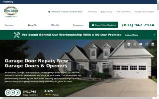 Garage Door Repair - Same Day Service website