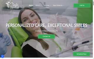 Magic Dental Camden website