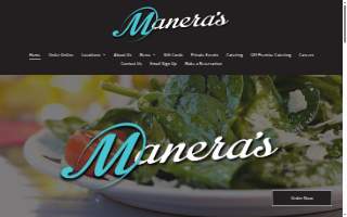 Manera's Restaurant website