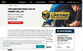 Midas of Cherry Hill website