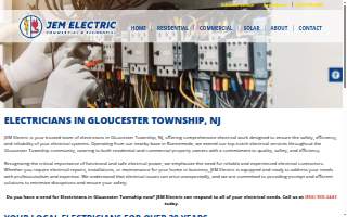JEM Electric of Gloucester Township website