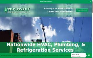 McCloskey Mechanical Contractors, Inc. website