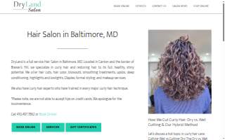 The Hair Den website