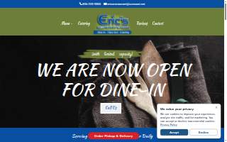 Eric's Restaurant website