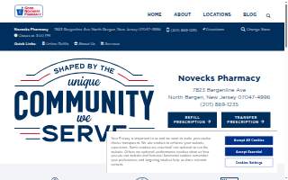 Novecks Pharmacy website