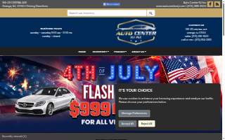 Auto Center NJ website