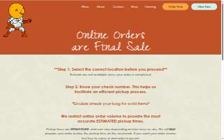 The Bagel Tree website