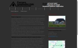 Ferraro Construction Corporation website