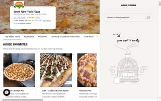 West New York Pizza website
