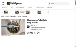Sump Pump Gurus | Hoboken website