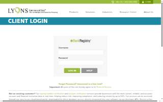 Lyons Chiropractic website