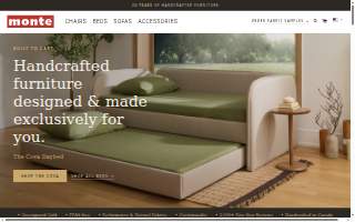 Monte Sion Mattresses website
