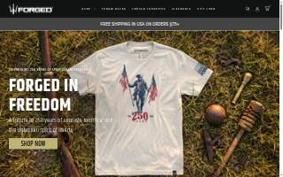 Forged Fitness website