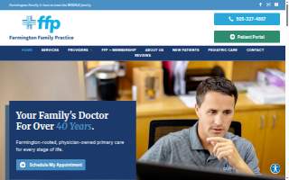Farmington Family Practice website