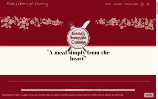 Bobbi's Homestyle Catering of South Valley website