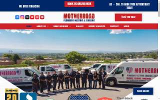 Motherroad Plumbing Heating & Cooling of South Valley website