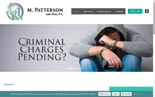 M. Patterson Law Firm website