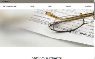 The Financial Firm website