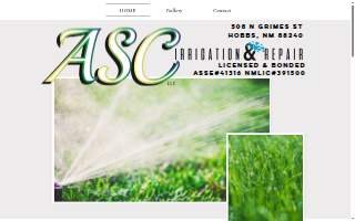 ASC Irrigation, LLC website