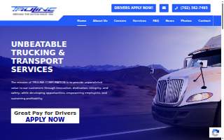 Truline Construction website