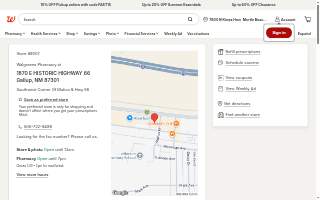 Walgreens of Gallup website