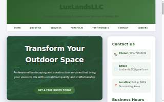 LuxLand LLC website