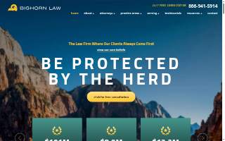 Bighorn Law website