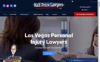 Half Price Lawyers website