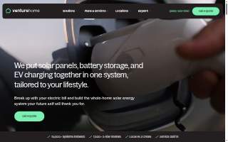 Venture Electric website