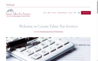 Carson Tahoe Tax Service website