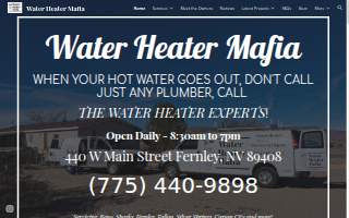 Water Heater Mafia website